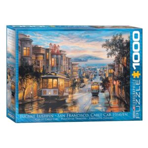 EUROGRAPHICS 1000 PIECE SAN FRANCISCO CABLE CAR HEAVEN