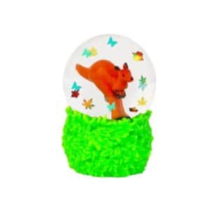 SMOOSHOS SNOW GLOBE KANGAROO GLOW IN THE DARK