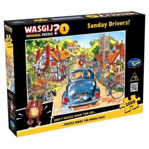 WASGIJ 1000 PIECE RETRO ORIGINAL 1 SUNDAY DRIVERS