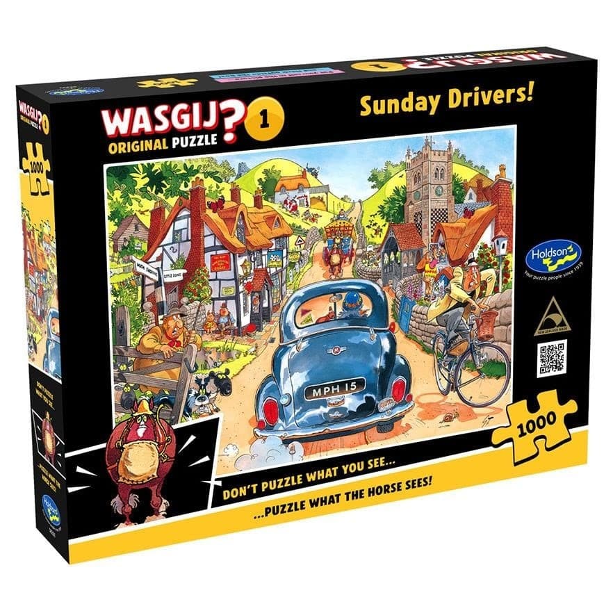 WASGIJ 1000 PIECE RETRO ORIGINAL 1 SUNDAY DRIVERS
