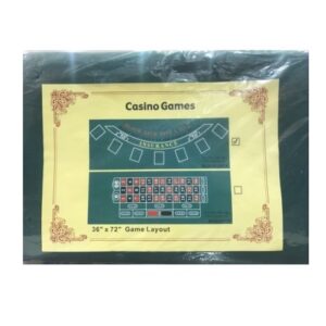 ROULETTE CASINO GAMES MAT 36" X 72"