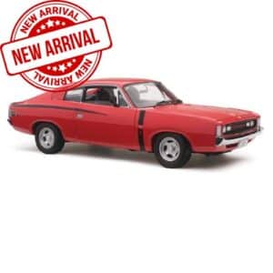 CLASSIC CARLECTABLES 1:18 CHRYSLER VH VALIANT CHARGER R/T E49 VINTAGE RED (18874)