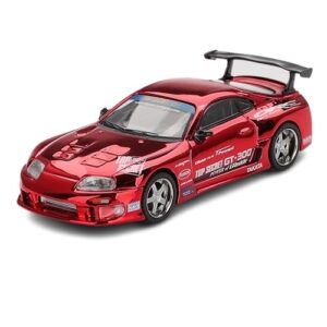 MINI GT 1:64 TOYOTA SUPRA (A80) TOP SECRET GT-300 TOP SECRET RED CHROME (MGT01132)