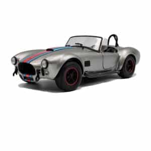 SOLIDO 1:18 1965 SHELBY COBRA 427 MKII SOLIDO WORKS MARTINI LIVERY (S1804913)