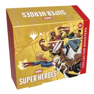 MAGIC THE GATHERING MARVEL SUPER HEROES COLLECTOR SEALED BOOSTER BOX (12)