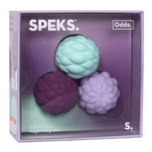 SPEKS ODDS SOFT SILICONE FIDGET MAGNETS PURPLE PUFFS