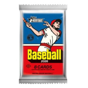 TOPPS 2026 HERITAGE MLB BASEBALL BOOSTER PACK
