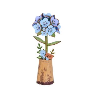 ROBOTIME WOOD BLOOM BLUE HYDRANGEA