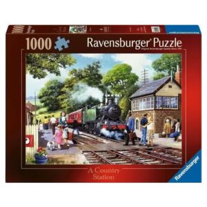 RAVENSBURGER 1000 PIECE A COUNTRY STATION