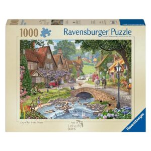 RAVENSBURGER 1000 PIECE LAZY DAYS BY THE STREAM