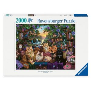 RAVENSBURGER 2000 PIECE CAT TAIL COTTAGE