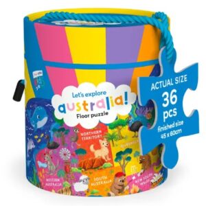 DIESEL & DUTCH KIDS FLOOR PUZZLE: LETS EXPLORE AUSTRALIA