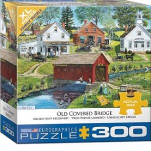 EUROGRAPHICS 300 PIECE XL OLD COVERED BRIDGE
