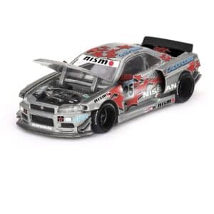 MINI GT 1:64 KAIDO★HOUSE NISSAN SKYLINE GT-R (R34) KAIDO STAR RACING V1 (KHMG197)