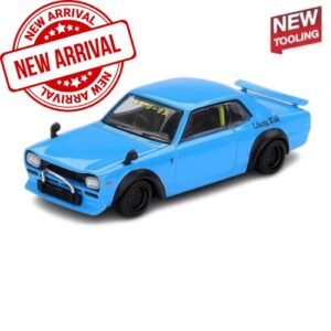 MINI GT 1:64 LB★WORKS NISSAN SKYLINE GT-R (KPGC10) HAKOSUKA BABY BLUE (MGT01169)