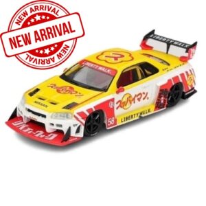 MINI GT 1:64 NISSAN SKYLINE GT-R (R34) LB-ER34 SUPER SILHOUETTE SUPPAIMAN OKINAWA (MGT01204)
