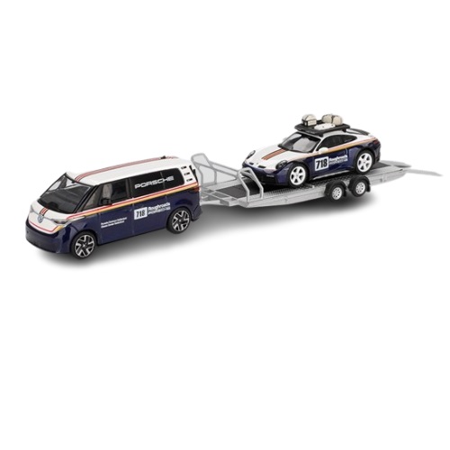 PORSCHE 911 (992) DAKAR #718 / VOLKSWAGEN ID. BUZZPORSCHE CENTRUM GELDERLAND ROUGHROADS SET (MGTS0019) - Image 7