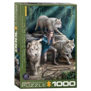 EUROGRAPHICS 1000 PIECE ANNE STOKES POWER OF THREE