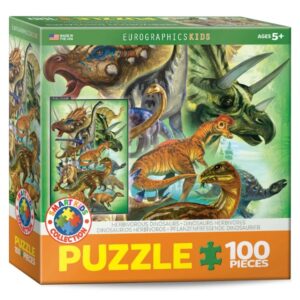 EUROGRAPHICS 100 PIECE HERBIVOROUS DINOSAURS