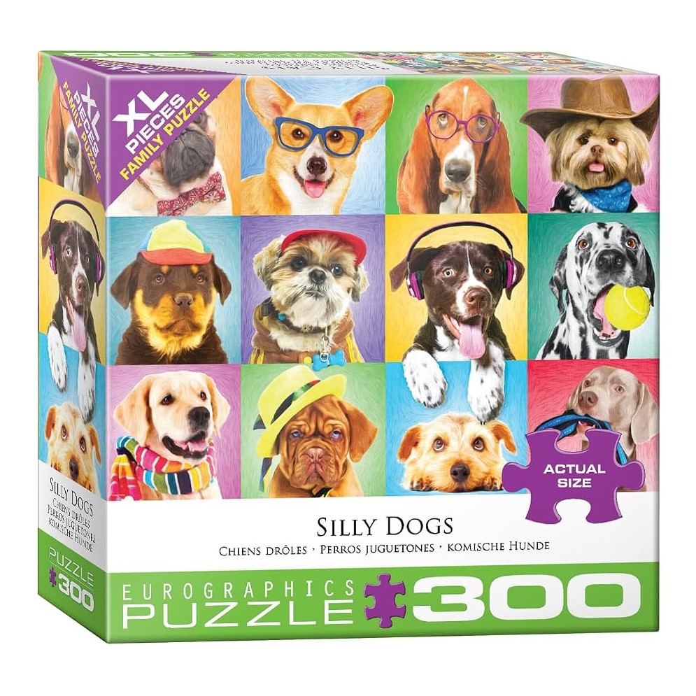 EUROGRAPHICS 300 PIECE SILLY DOGS