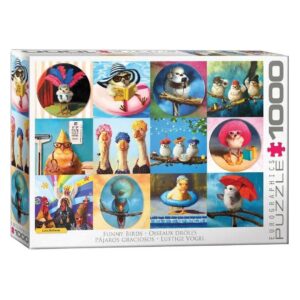 EUROGRAPHICS 1000 PIECE HEFFERNAN FUNNY BIRDS