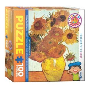 EUROGRAPHICS 100 PIECE VAN GOGH TWELVE SUNFLOWERS