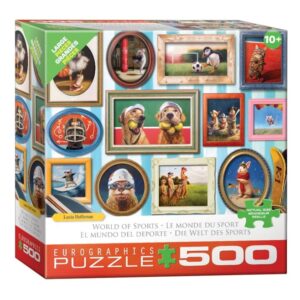 EUROGRAPHICS 500 PIECE XL WORLD OF SPORTS