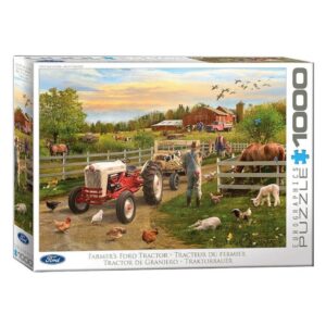 EUROGRAPHICS 1000 PIECE FARMERS FORD TRACTOR