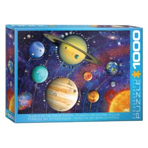 EUROGRAPHICS 1000 PIECE PLANETS OF THE SOLAR SYSTEM