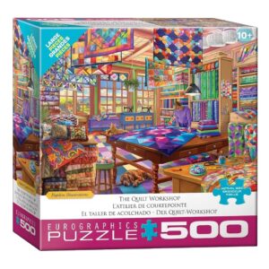 EUROGRAPHICS 500 PIECE XL QUILT WORKSHOP
