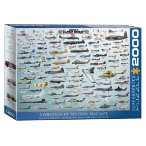 EUROGRAPHICS 2000 PIECE EVOLUTION OF MILITARY AIRCRAFT