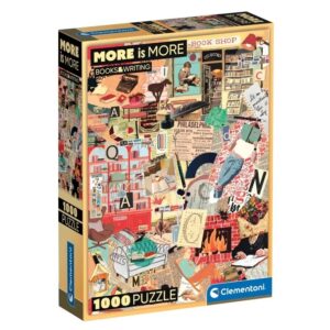 CLEMENTONI 1000 PIECE MORE IS MORE - BOOKS & WRITING