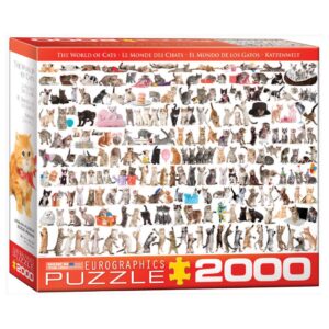 EUROGRAPHICS 2000 PIECE WORLD OF CATS