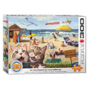 EUROGRAPHICS 300 PIECE LENTICULAR NO CATS ALLOWED