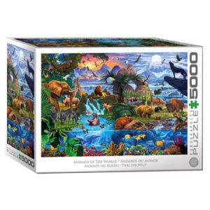 EUROGRAPHICS 5000 PIECE ANIMALS OF THE WORLD