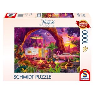 SCHMIDT 1000 PIECE JEFF HAYNIE DESERT CAMPING PARADISE