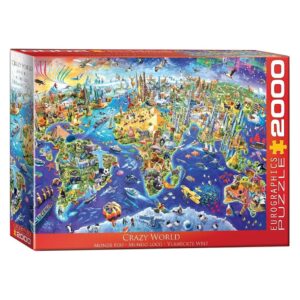 EUROGRAPHICS 2000 PIECE CRAZY WORLD