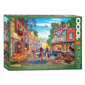 EUROGRAPHICS 1000 PIECE WILD WEST COUNTRY DAVISON