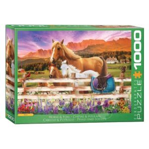 EUROGRAPHICS 1000 PIECE HORSE & FOAL