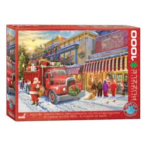 EUROGRAPHICS 1000 PIECE MACK B6 SANTAS TRUCK