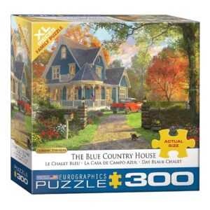 EUROGRAPHICS 300 PIECE BLUE COUNTRY HOUSE