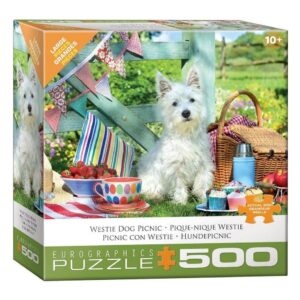 EUROGRAPHICS 500 PIECE WESTIE DOG PICNIC