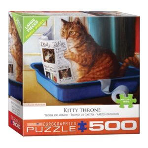 EUROGRAPHICS 500 PIECE KITTY THRONE