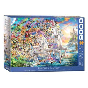 EUROGRAPHICS 2000 PIECE UNICORN FANTASY