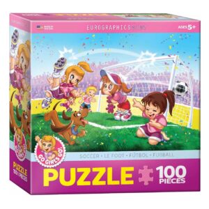 EUROGRAPHICS 100 PIECE SOCCER GO GIRLS GO!