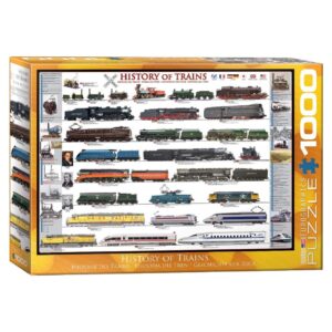 EUROGRAPHICS 1000 PIECE HISTORY OF TRAINS