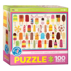 EUROGRAPHICS 100 PIECE ICE CREAM POPS