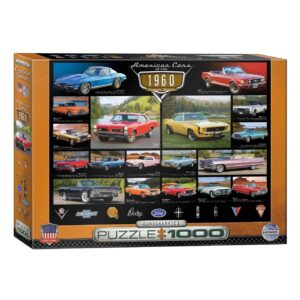 EUROGRAPHICS 1000 PIECE AMERICAN CARS 1960
