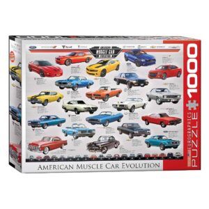 EUROGRAPHICS 1000 PIECE MUSCLE CAR EVOLUTION