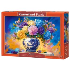 CASTORLAND 500 PIECE FLOWERS IN CHINESE PORCELAIN